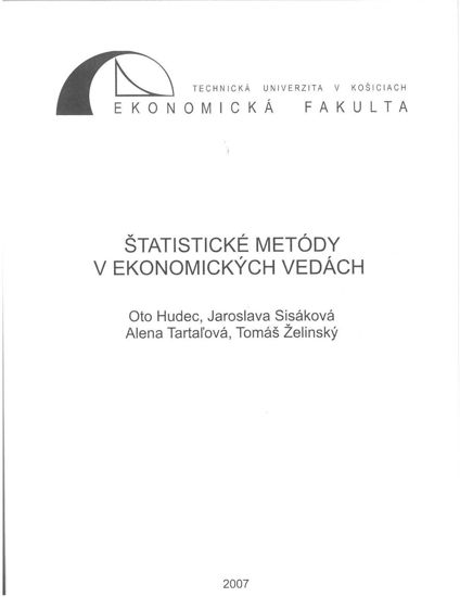 Picture of Štatistické metódy v ekonomických vedách - EkF