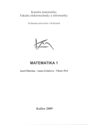 Obrázok z Matematika 1 FEI