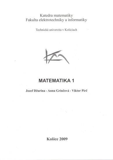 Obrázok z Matematika 1 FEI