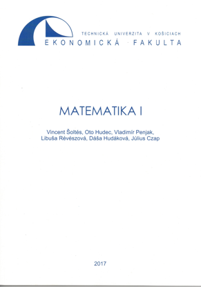 Obrázok z Matematika 1 - Ekonomická Fakulta
